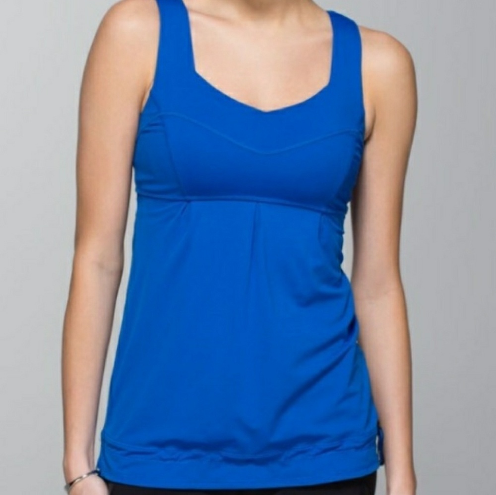 Lululemon Tame Me Tank - Baroque Blue